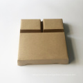 Biodegradable square paper box coating oil-proof lunch box